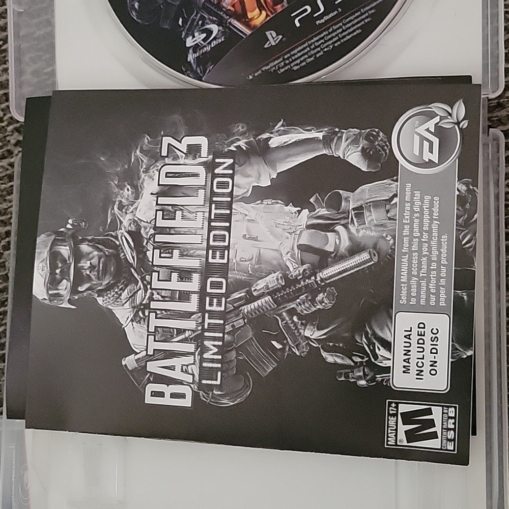 PS 3 GAMES COD MW3 BATTLEFIELD 3 LIMITED EDITION Video Games - Picture 4 of 12